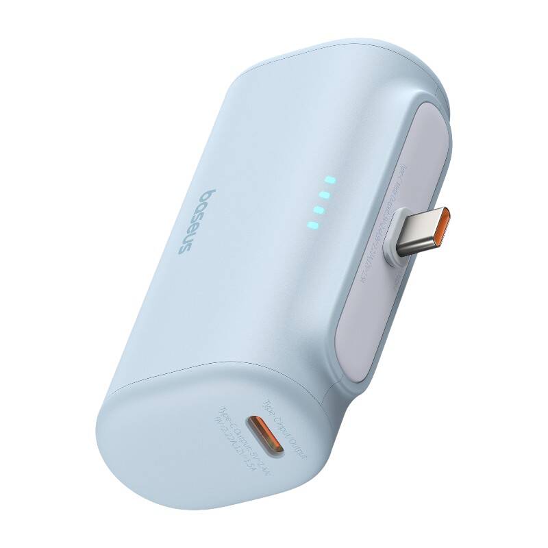  baseus Compact USB-C 5000mAh  20W Powerbank Kék