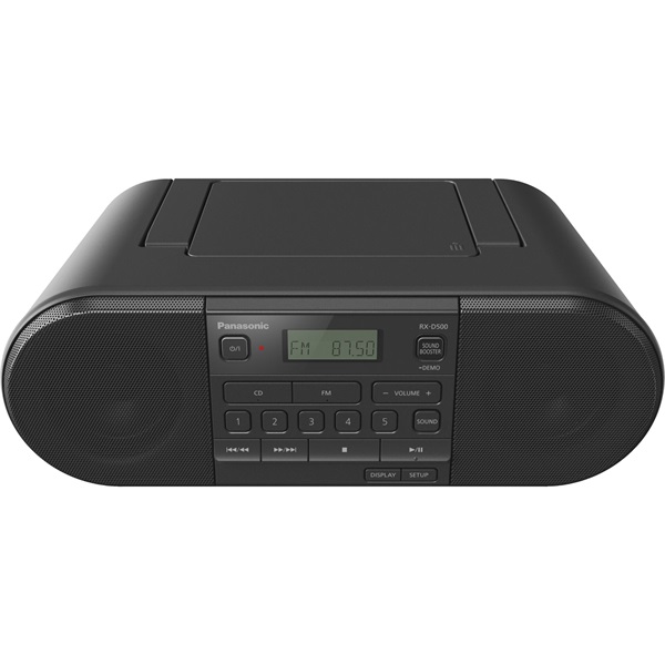 Panasonic RX-D500EG-K CD-s rádió fekete