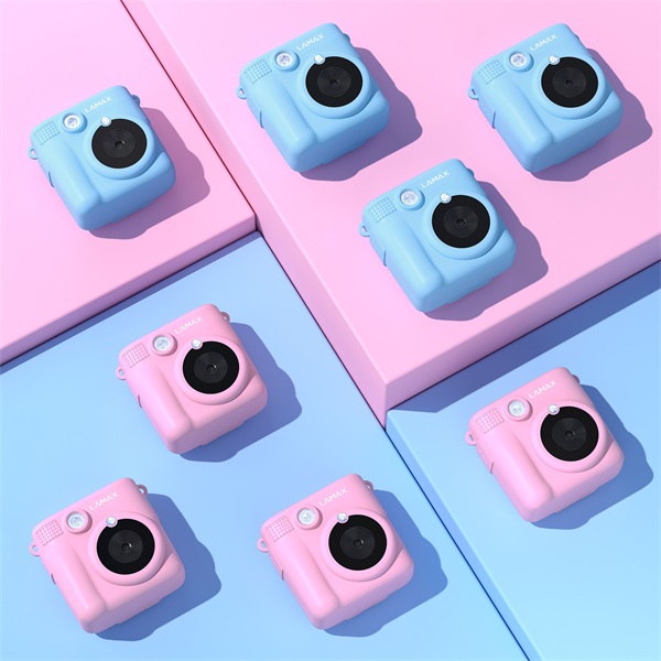 LAMAX InstaKid1 Pink Instant hőpapíros fényképezőgép