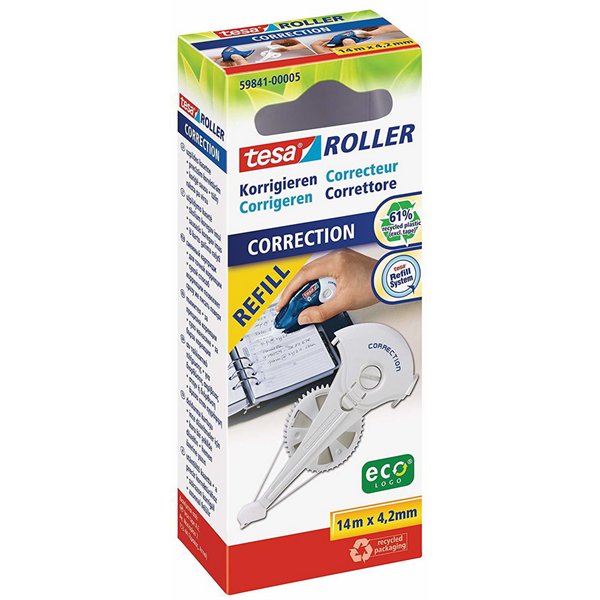 Tesa 59841 14mx4,2mm hibajavító roller utántöltő kazetta