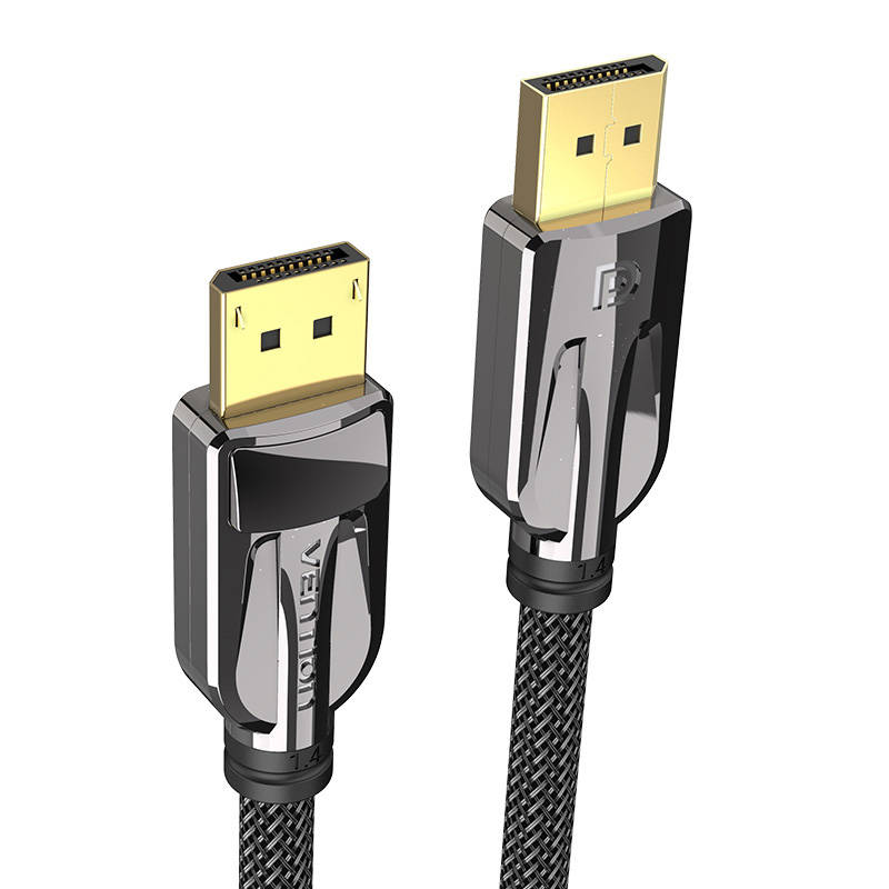 Display Port cable 2x Male, Vention HCABG 8K 60Hz, 1.5m (black) Display Port cable 2x Male, Vention HCABG 8K 60Hz, 1.5m (black)