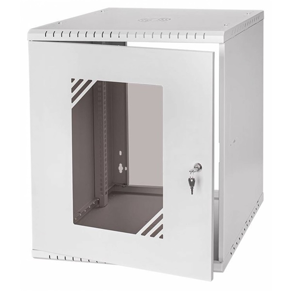 Stalflex 12U fali rack szekrény 19" 450mm szürke (RC19-12U-450GG)