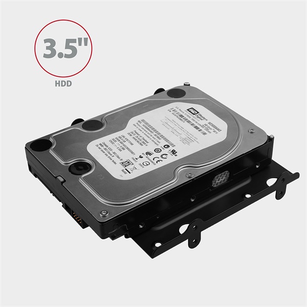 Axagon RHD-435 4x2.5"->5.25" beépítő keret fekete