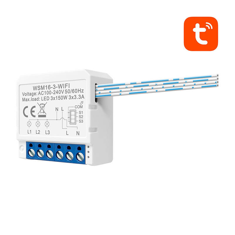 Smart Switch Module WiFi Avatto WSM16-W3 TUYA Smart Switch Module WiFi Avatto WSM16-W3 TUYA