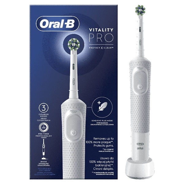 Braun Oral-B Vitality PRO D103 White elektromos fogkefe