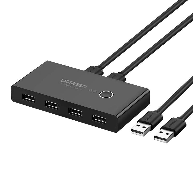UGREEN 30768B Megosztó kapcsolódoboz, USB 3.0 (fekete) UGREEN 30768B Megosztó kapcsolódoboz, USB 3.0 (fekete)