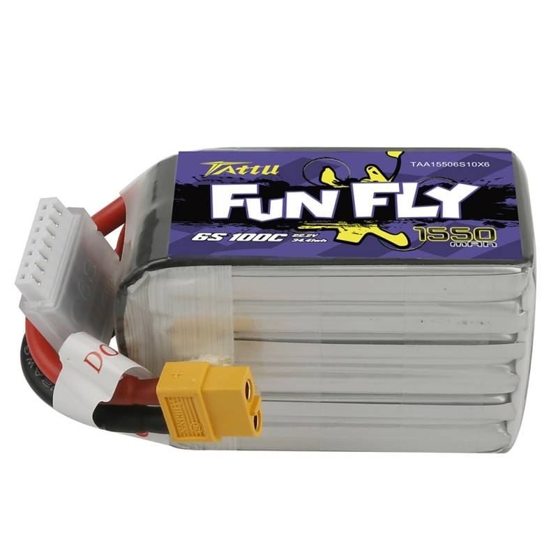 Tattu Funfly 1550mAh 22.2V 100C 6S1P XT60 akkumulátor (TAA15506S10X6) Tattu Funfly 1550mAh 22.2V 100C 6S1P XT60 akkumulátor (TAA15506S10X6)
