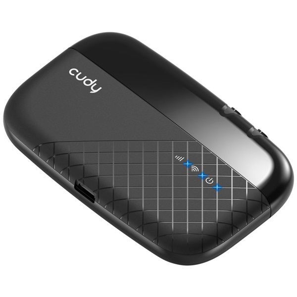 CUDY MF4 4G LTE MOBILE hordozható WIFI fekete router CUDY MF4 4G LTE MOBILE hordozható WIFI fekete router