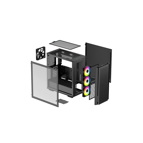 DeepCool CG560  R-CG560-BKAAE4-G-1 Számítógépház