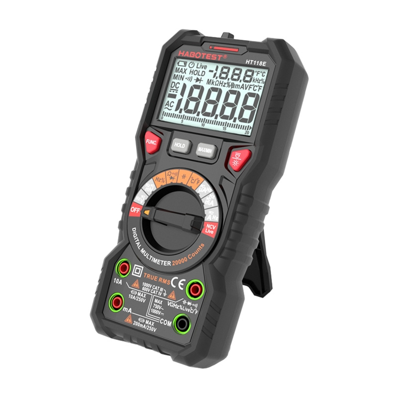 Habotest HT118E univerzális digitális multiméter True RMS NCV