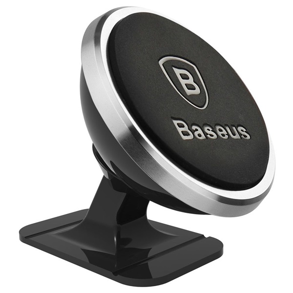 Baseus 360 -ban állítható mágneses telefontartó ezüst SUCX140012 Baseus 360 -ban állítható mágneses telefontartó ezüst SUCX140012