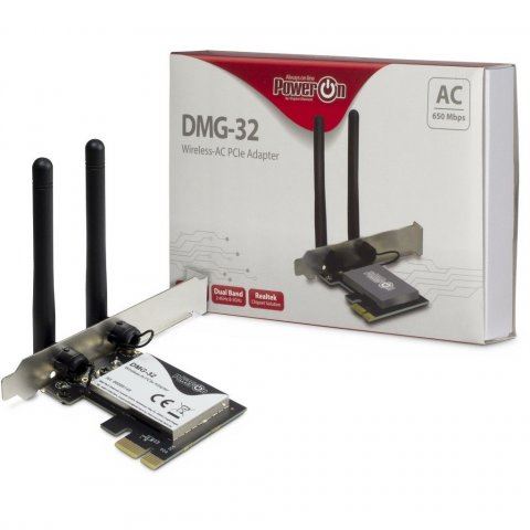 PowerON DMG-32 Wi-Fi 5 PCIe Adapter PowerON DMG-32 Wi-Fi 5 PCIe Adapter