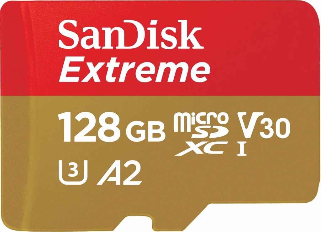 Sandisk SDSQXAA-128G-GN6AA / 214510 128GB microSDXC Extreme U3 A2 V30 + adapter Sandisk SDSQXAA-128G-GN6AA / 214510 128GB microSDXC Extreme U3 A2 V30 + adapter