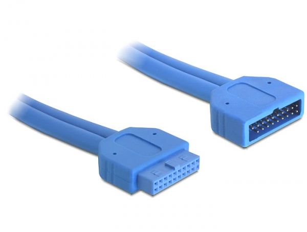 Delock DL82943 USB 3.0 pin fejes hosszabbító kábel apa / anya Delock DL82943 USB 3.0 pin fejes hosszabbító kábel apa / anya