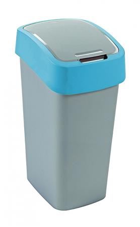 Curver Pacific Flip Bin billenős szelektív hulladékgyűjtő 45l kék/szürke (217818)