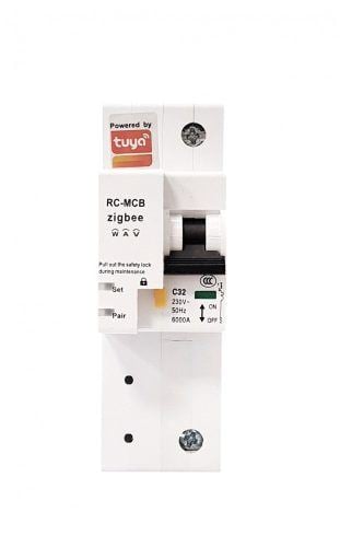 SMARTZILLA Tuya Zigbee okos relé, 1 fázisú, 1 pólusú, C32A (2044302-32) SMARTZILLA Tuya Zigbee okos relé, 1 fázisú, 1 pólusú, C32A (2044302-32)