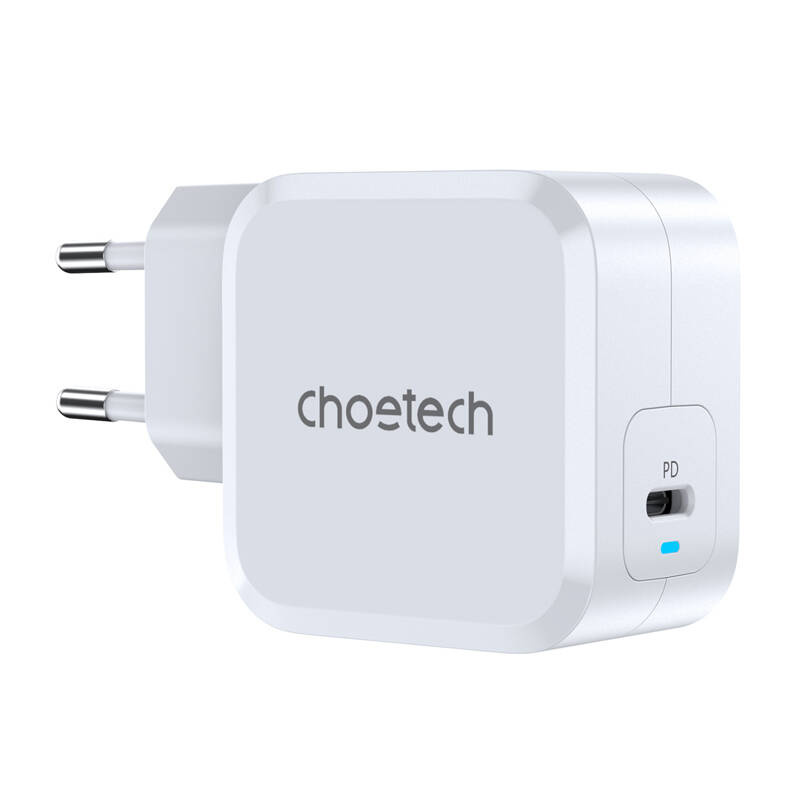 Choetech EU PD8007 USB-C PD45W töltő Fehér 