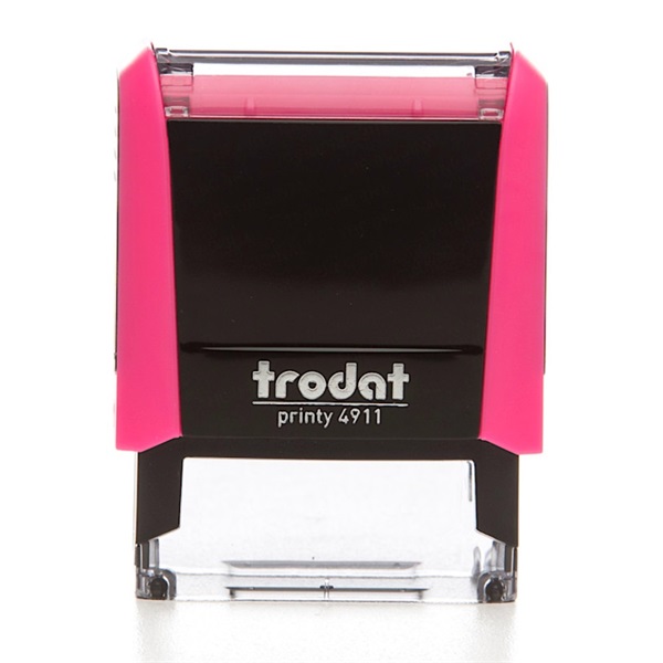 Trodat 4911 Printy 4.0 neon pink bélyegző Trodat 4911 Printy 4.0 neon pink bélyegző