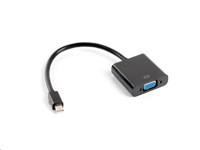 Lanberg mini DisplayPort --> VGA kábel 20cm (AD-0006-BK) Lanberg mini DisplayPort --> VGA kábel 20cm (AD-0006-BK)
