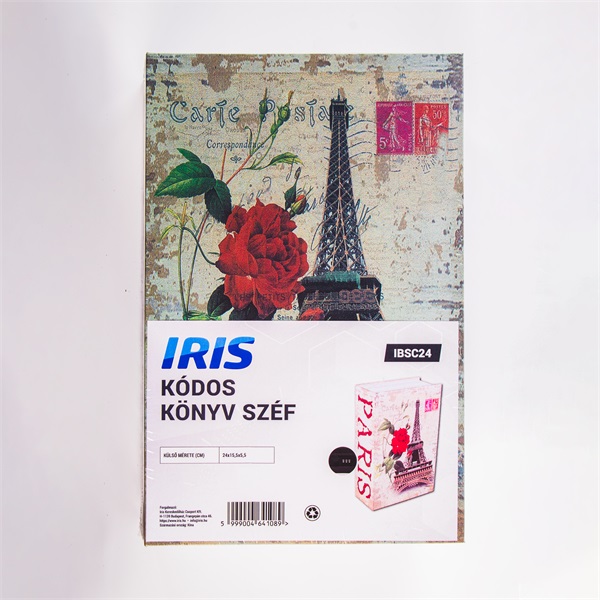 IRIS IBSC24 kóddal nyitható könyv széf 240x155x55mm IRIS IBSC24 kóddal nyitható könyv széf 240x155x55mm