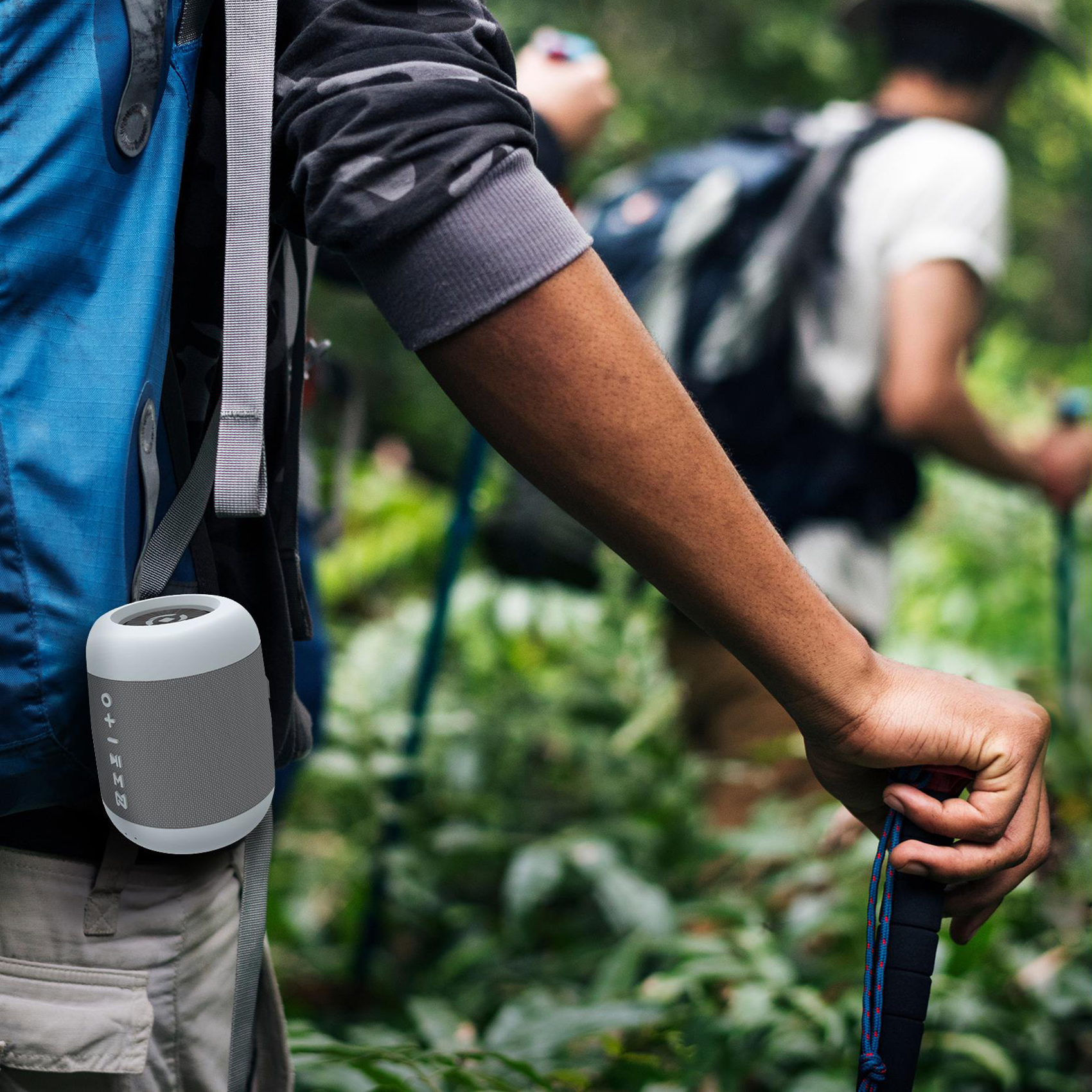 Celly Boost hordozható, vízálló Bluetooth hangszóró, TWS, 5W, 4óra üzemidő, fehér