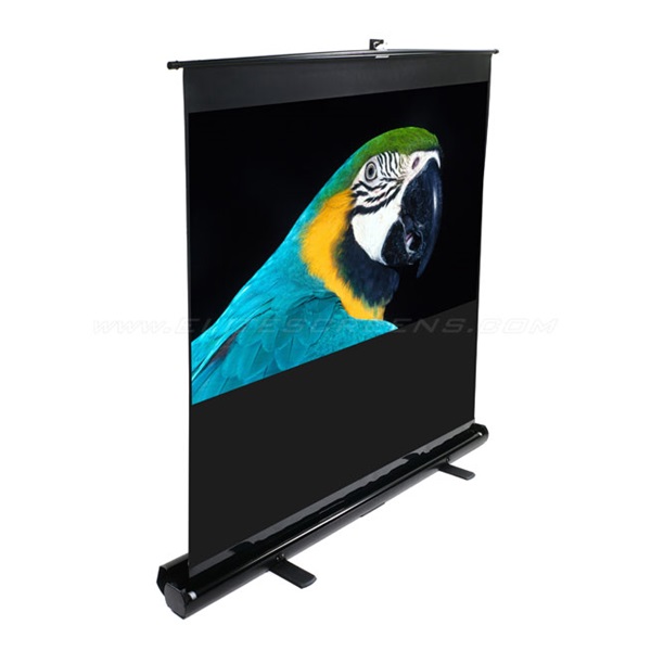 EliteScreens F84NWV 84" (4:3) hordozható manuális pull up vászon  170 x 128 cm Fekete váz 
