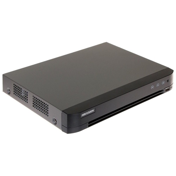 Hikvision  iDS-7216HQHI-M1/S  16 port 4MP 2MP/240fps  720P/400fps  H265+ 1x Sata DVR rögzítő