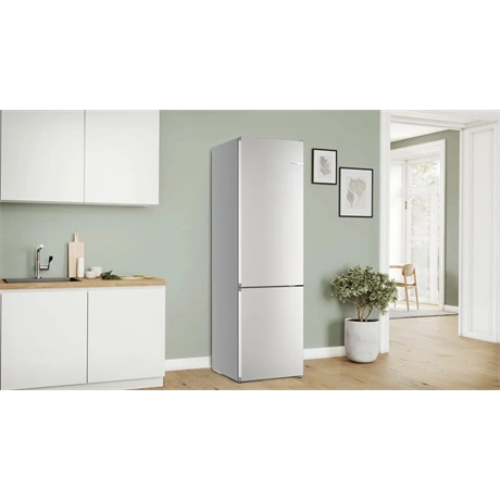 Bosch KGN392I1F Alulfagyasztós hűtőszekrény, A energiaosztály, Nemesacél