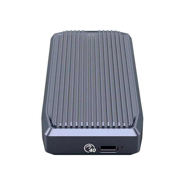 Orico  M2V01-C4-GY /91/ Enclosure  USB-C 4.0 -> M.2 NVMe Külső M.2 ház 