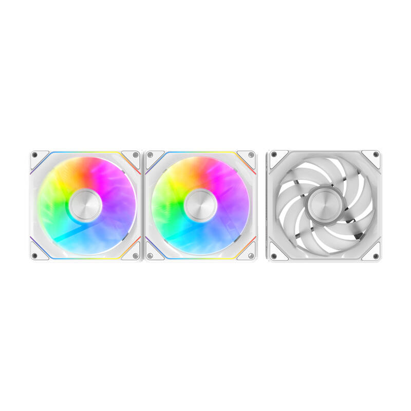 Darkflash Gauss G24 3 az 1-ben számítógépes ventilátorok Fehér 