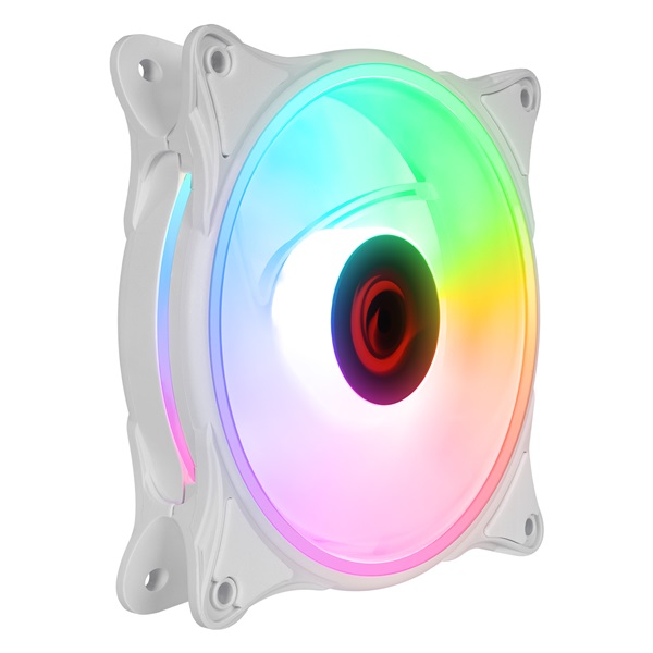 Rampage Cooler 12cm   GLARE F50 Rainbow LED Fehér