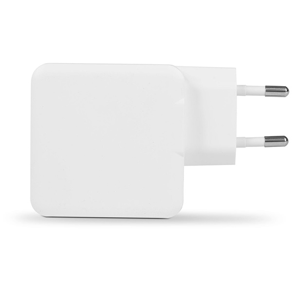 Bluestork    PW-BS-65-GAN-C-A-W USB-C  USB-A 65W 1,8m kábel  gyorstöltés Hálózati töltő Fehér 