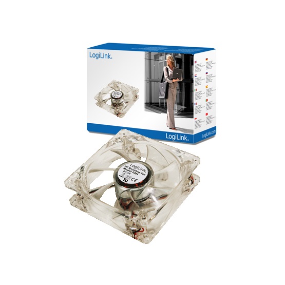 LogiLink ház hűtő ventilátor 12 cm leddel (FAN104)