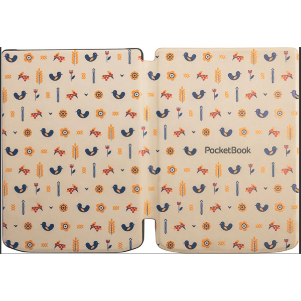 POCKETBOOK e-book tok   PB629  PB634 gyári Tok birds print