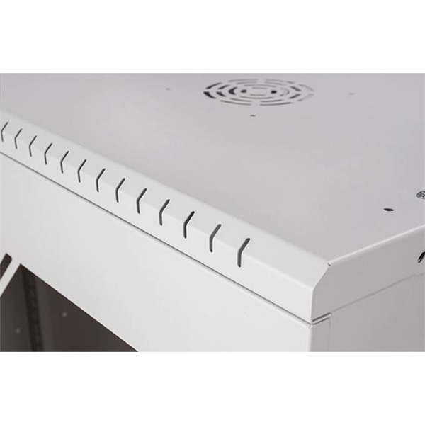 Stalflex 12U fali rack szekrény 19" 450mm szürke (RC19-12U-450GG)