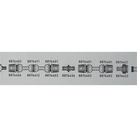Extol Premium 8876491 Locsoló alap szett  3/4" tömlőhöz 