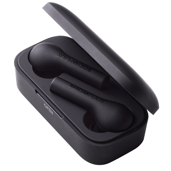 Boompods Bassline TWS fekete vezeték nélküli stereo headset