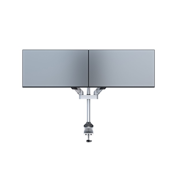 MULTIBRACKETS  Lift Dual dönthető forgatható 15-32" asztali rögzítő Gas Ezüst