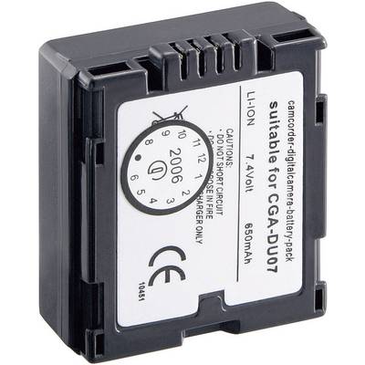 CGA-DU07, VW-VBD07, CP861 Panasonic kamera akku 7,2 V 600 mAh, Conrad energy