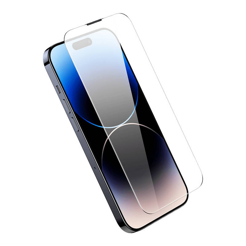 Tempered Glass Baseus Corning for iPhone 14 Pro with built-in dust filter Tempered Glass Baseus Corning for iPhone 14 Pro with built-in dust filter