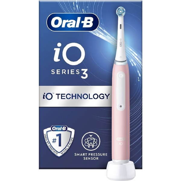 Oral-B iO3 Blush Pink elektromos fogkefe Oral-B iO3 Blush Pink elektromos fogkefe
