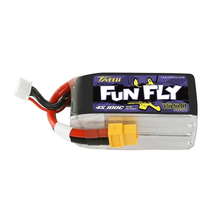 Tattu Funfly 1550mAh 14.8V 100C 4S1P akkumulátor (TAA15504S10X6) Tattu Funfly 1550mAh 14.8V 100C 4S1P akkumulátor (TAA15504S10X6)