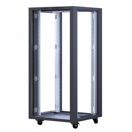 FORMRACK 16U Interline 600x600 19" szabadon álló rack szekrény - RAL9005 fekete