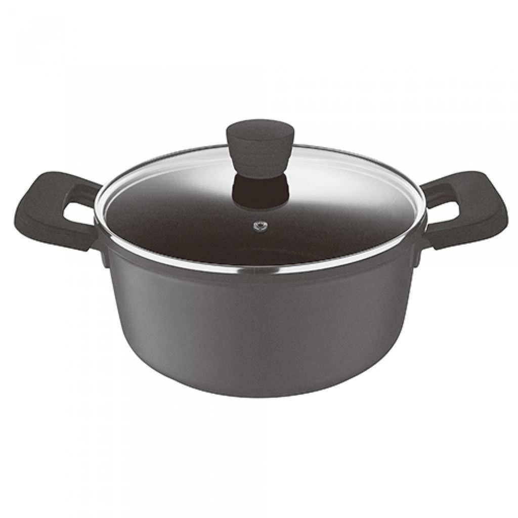 Bergner BG-30738-NP lábas üvegfedővel 24cm
