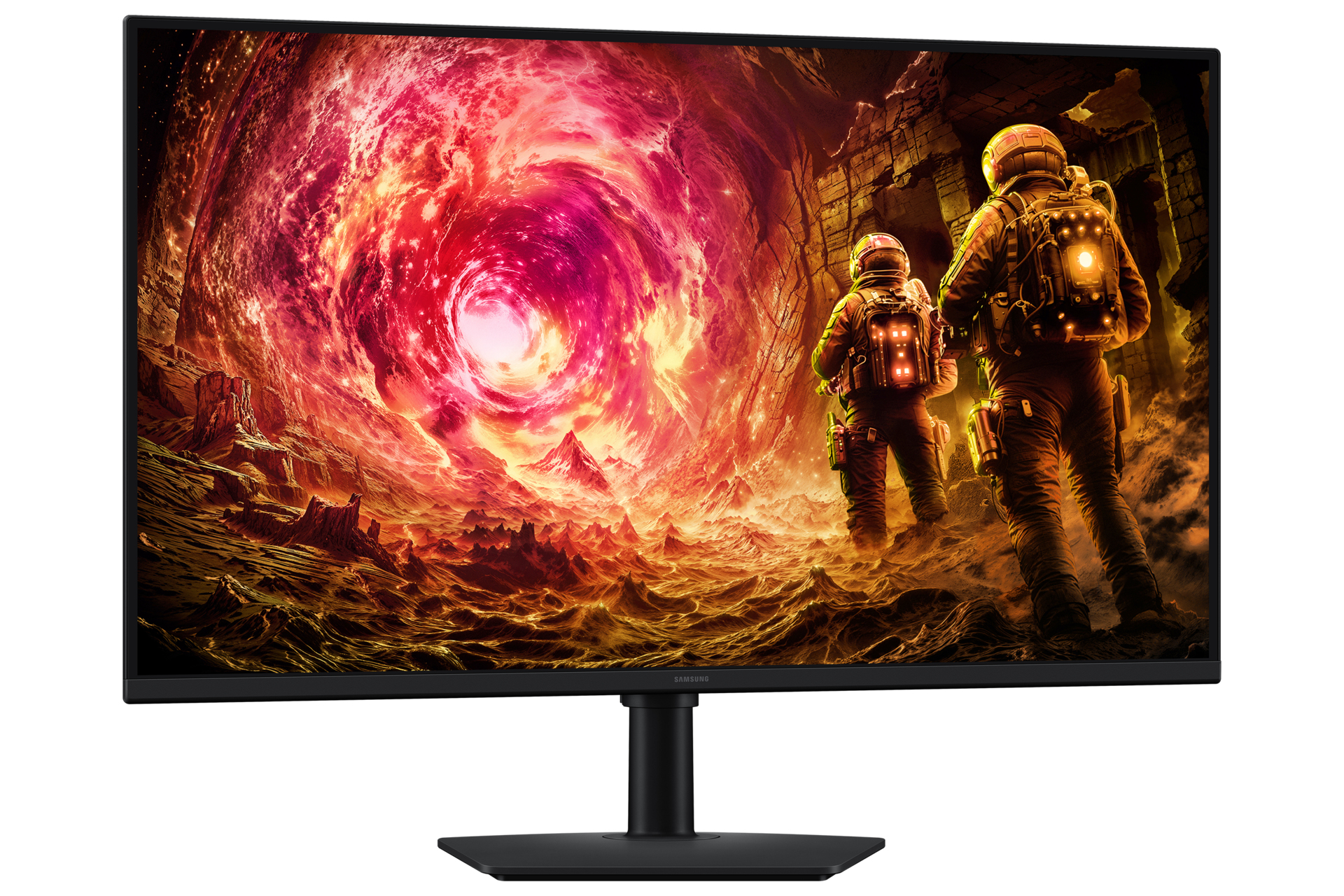 Samsung 32" Odyssey G5 LS32FG502EUXEN Monitor - 2560x1440, QHD, LED, IPS, 180Hz, 1ms, FreeSync, Pivot, Gamer, Fekete