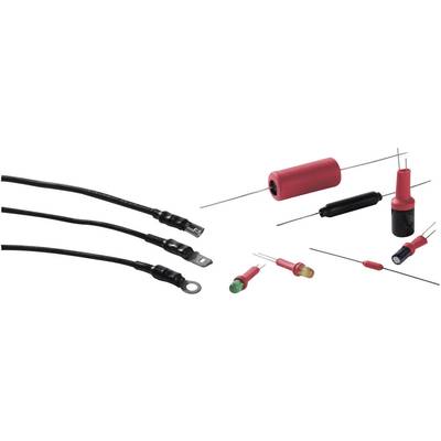 Univerzális zsugorcső, TCN20 O (zsugorodás előtt/után): 6.4 mm/3.2 mm, zsugorodási arány 2 : 1fekete