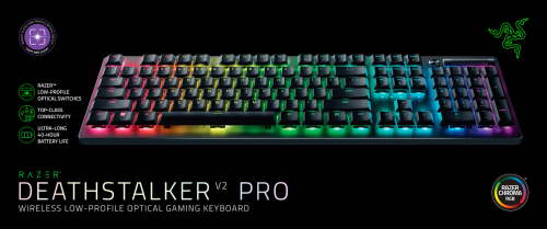 Razer DeathStalker V2 Pro (Purple Switch) US Layout