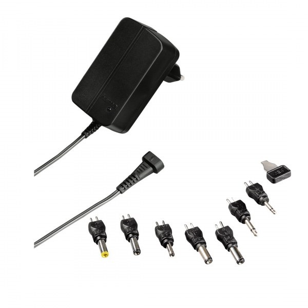 Hama 137331 "ECO" 600mA/7,2W fekete univerzális hálózati adapter