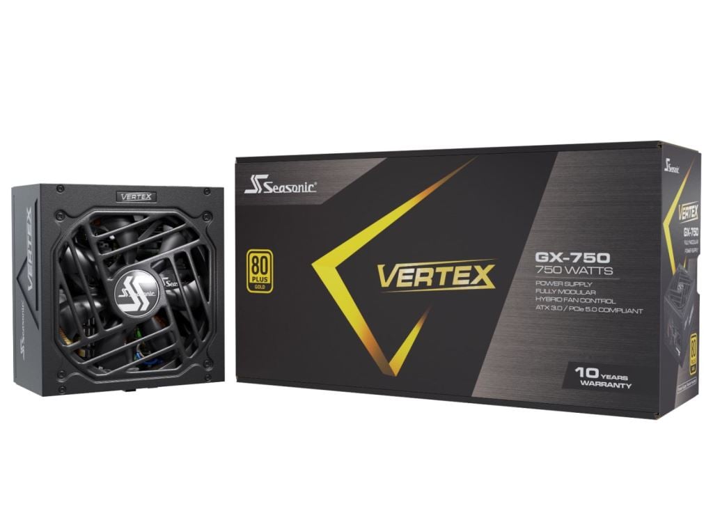 Seasonic Vertex GX 750W 80+ Gold moduláris tápegység Seasonic Vertex GX 750W 80+ Gold moduláris tápegység