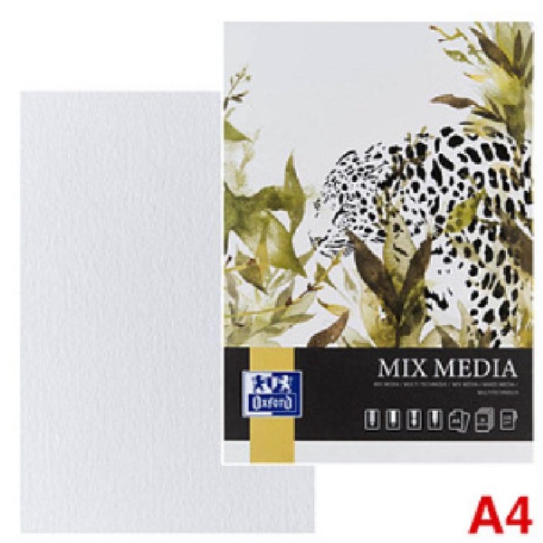 Oxford Art Mixed media A4 25 ív 225 g rajzlaptömb Oxford Art Mixed media A4 25 ív 225 g rajzlaptömb